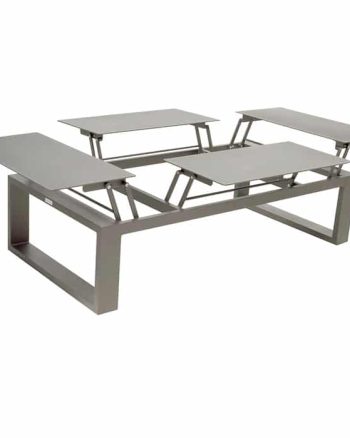 Mesa Fermo Curve con 4 bandejas