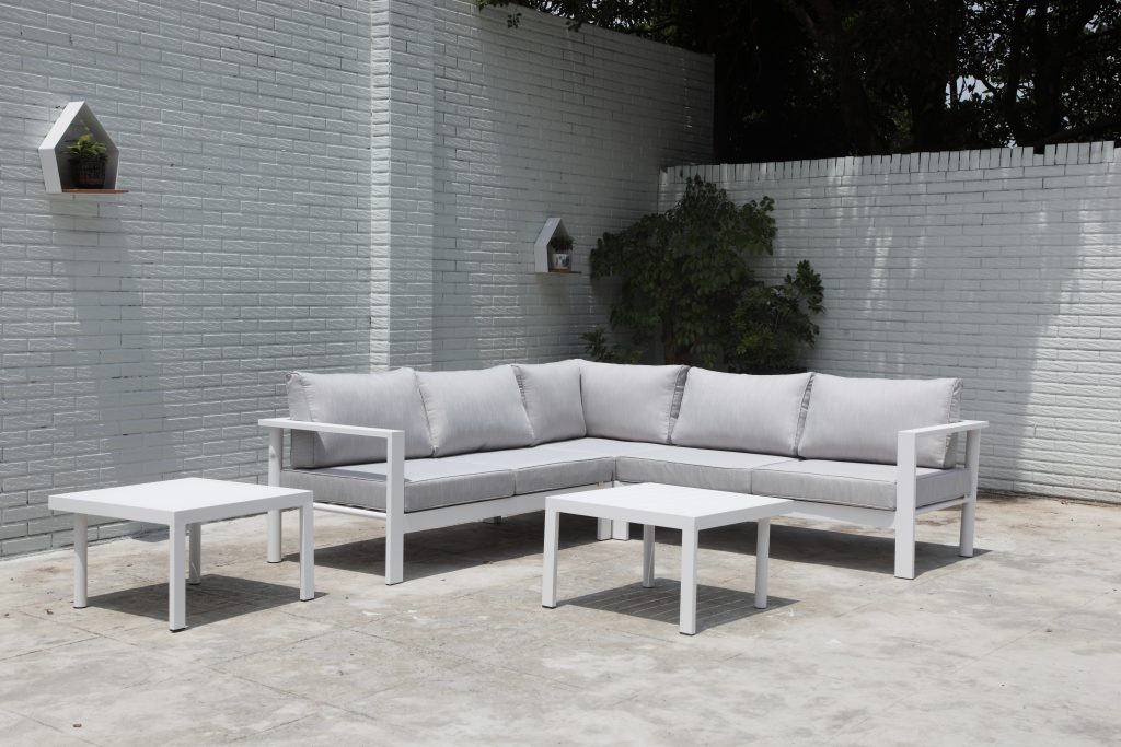 Outdoor Aluminium Furniture Set Corner Sofa Berlin In&Out Store