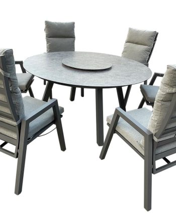 ATHENA 150 CM + 6 SILLAS