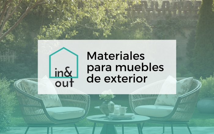 materiales para muebles de exterior
